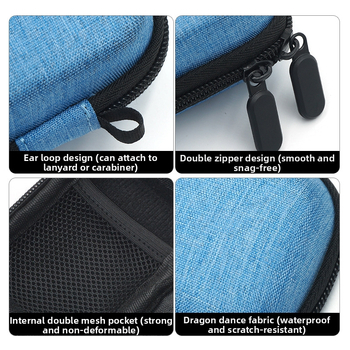 Cutie de ambalaj Eva, husă pentru căști și cabluri, husă de călătorie impermeabilă pentru electronice 3C