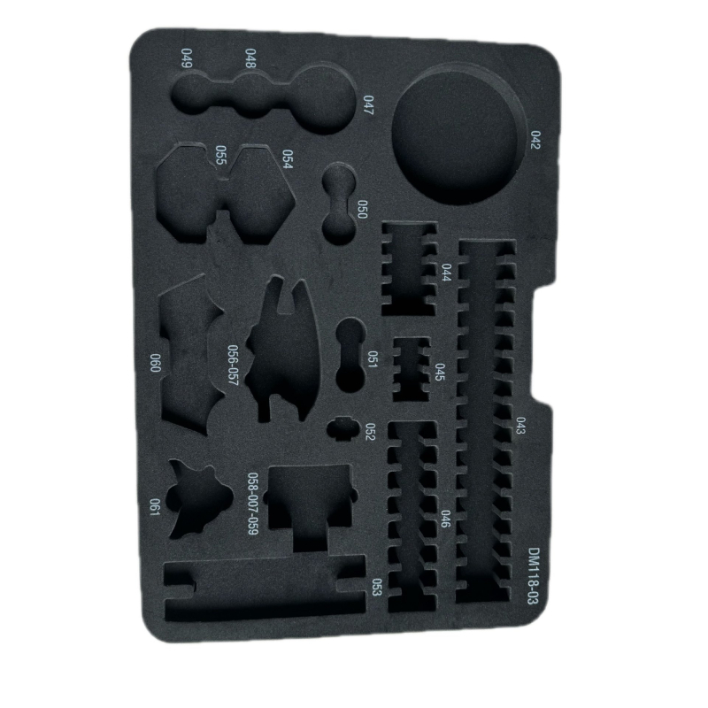 Interior EVA gravat cu inserție din burete amortizator, panou protector pentru cutii cadou și echipamente hardware, CNC