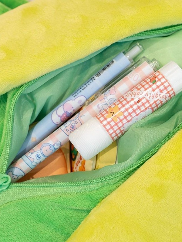 Rucsac din pluș pentru femei, design unic și drăguț, gentuță casual atractivă