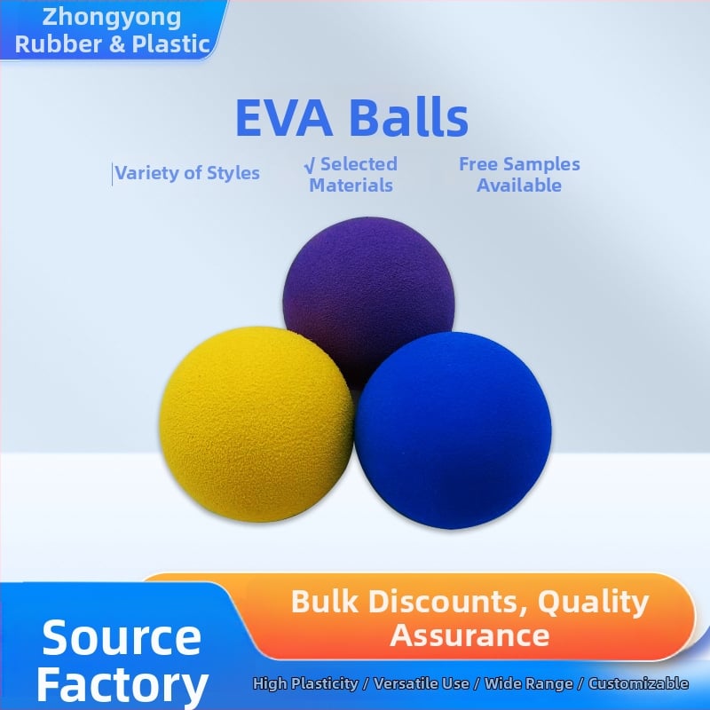 Balonase elastice EVA colorate pentru animale de companie, mingi moi din spumă EVA