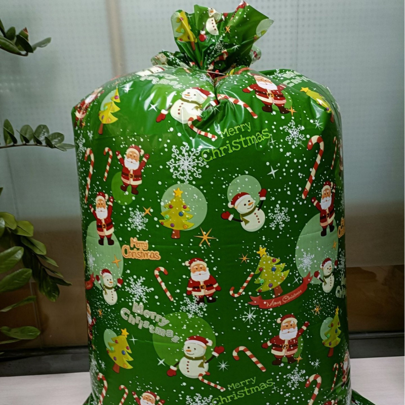 Boying sac de ambalare cadouri de Crăciun, pungă mare din PE groasă pentru cadouri, dimensiuni 36×56 in și 36×48 in