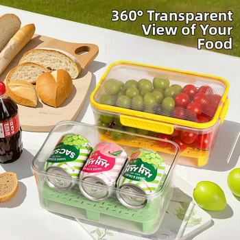 Cutie termoizolată portabilă cu gel de gheață pentru prospețime, cutie de depozitare legume și fructe, ideală pentru picnic în aer liber, etanșă