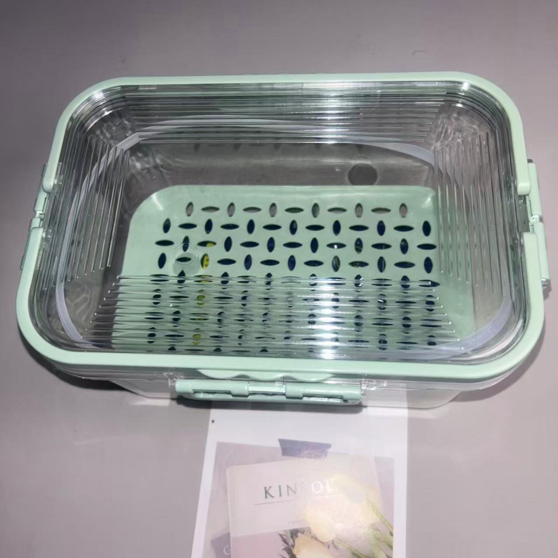 Cutie termoizolată portabilă cu gel de gheață pentru prospețime, cutie de depozitare legume și fructe, ideală pentru picnic în aer liber, etanșă