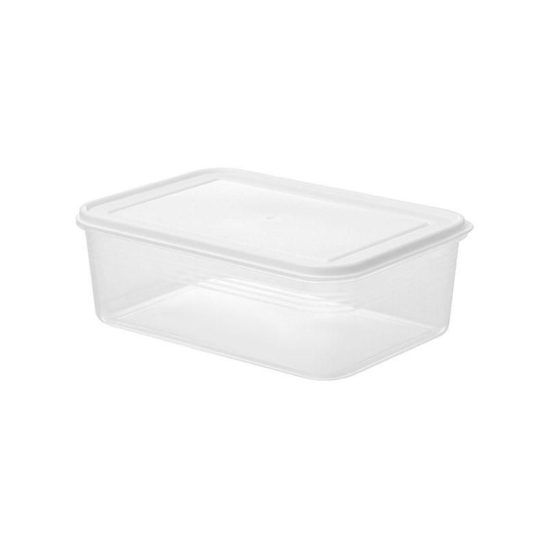 Cutie transparentă pentru frigider cu capac, pentru depozitare alimentară a cărnii congelate