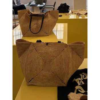 Geantă tote din raffia, pentru plajă și vacanțe, mare capacitate, lucrată manual pentru femei