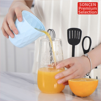 Storcător manual portabil pentru fructe, plastic PP, 16,5 cm, Shangchen