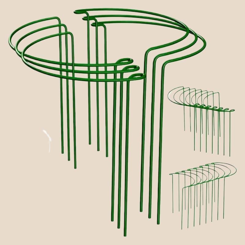 Cadru de susținere pentru plante, tijă de sprijin pentru flori și ghivece, fixator anti-răsturnare pentru plante de grădină