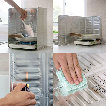 Protecție împotriva stropilor de ulei pentru aragaz, panou izolant din aluminiu pentru gătit, anti-arderi și anti-stropire