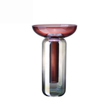 Vază din sticlă detașabilă, colorată, pentru aranjamente florale creative, decor modern pentru casă