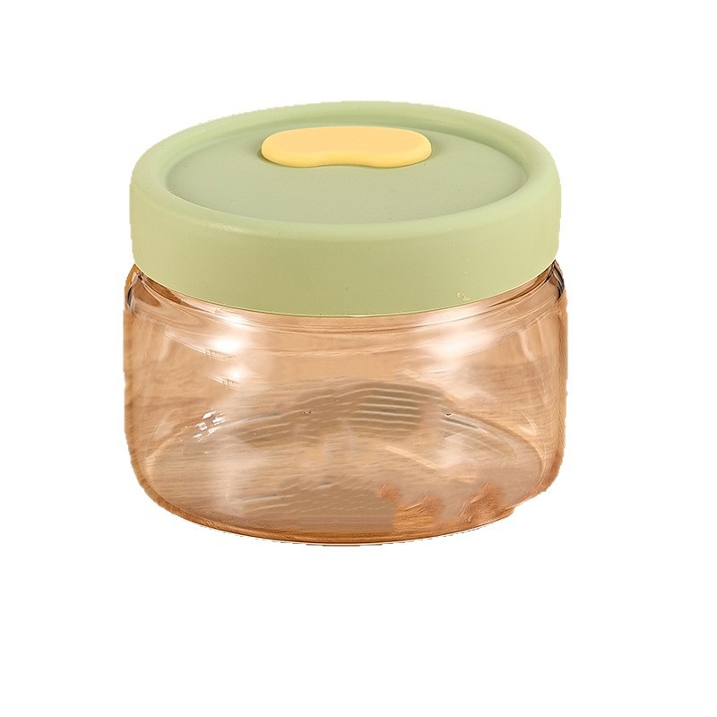 Cutie prânz din sticlă cu bol pentru cuptor cu microunde – formă rotundă, 501–800 ml, sticlă borosilicată