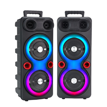 Boxă Bluetooth fără fir, portabilă pentru exterior, difuzoare duale de 6,5 inch, sunet puternic
