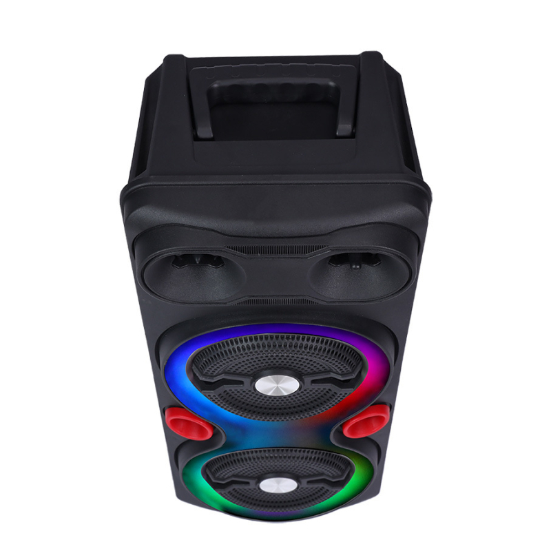 Boxă Bluetooth fără fir, portabilă pentru exterior, difuzoare duale de 6,5 inch, sunet puternic