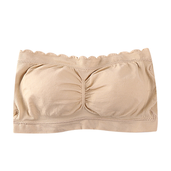 Sutien fără bretele, bază invizibilă, anti-alunecare, fără cusături, susținere sexy, bustier înfășurat