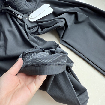 Pantaloni casual de vară pentru bărbați, croială dreaptă, din material subțire și răcoros, talie elastică cu senzație de gheață, stretch în patru direcții, uscare rapidă.