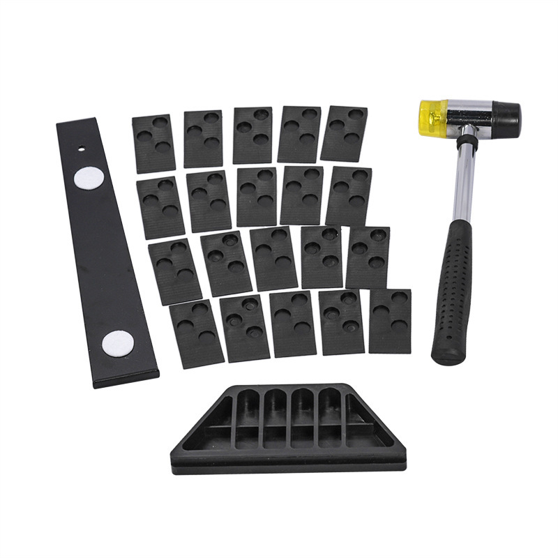 Set de instalare accesorii pentru podele din lemn, 23 de piese