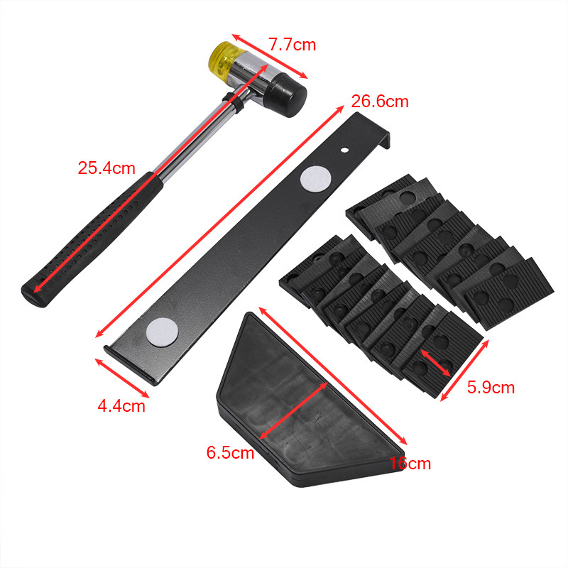 Set de instalare accesorii pentru podele din lemn, 23 de piese