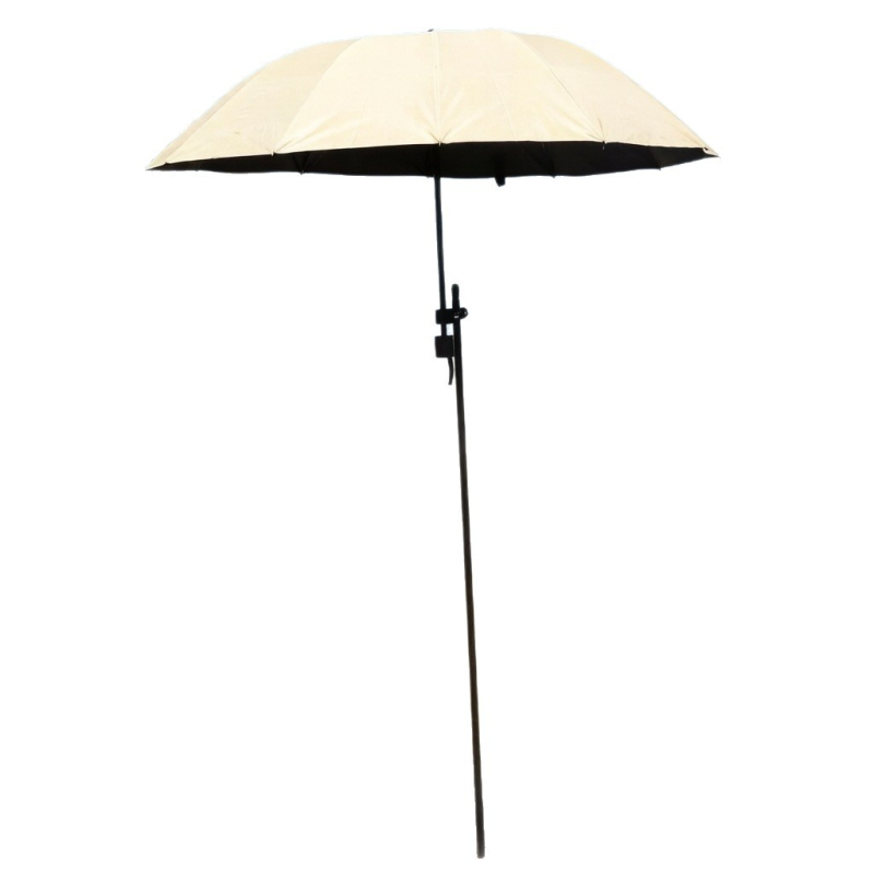 Umbrelă de plajă mare, 125 cm, cu știft de fixare în pământ, umbrelă de pescuit, umbrelă de soare portabilă pentru plajă, pentru joacă în nisip și apă