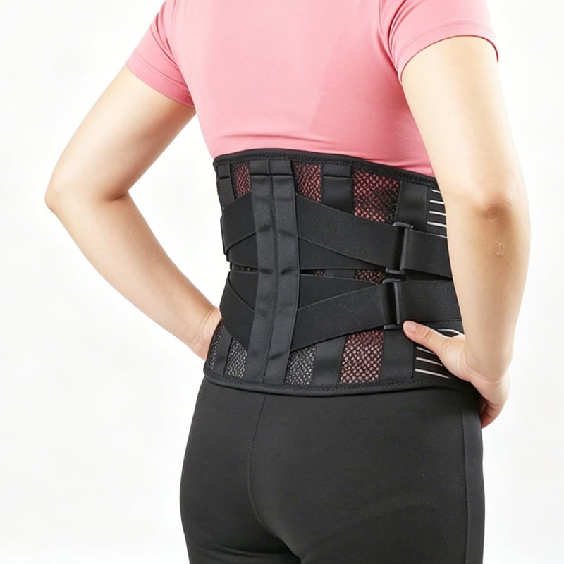Bandă de talie respirabilă cu suport abdominal, curea de talie subțire pentru fitness, susținere dinamică