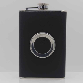 Flacon din oțel inoxidabil de 8 oz, pliabil, cu pâlnie și ceașcă telescopică – set de bar