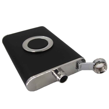 Flacon din oțel inoxidabil de 8 oz, pliabil, cu pâlnie și ceașcă telescopică – set de bar