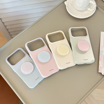 Suport INS cu model color-block pentru husă iPhone 14 Pro Max, husă TPU moale, protecție la căderi