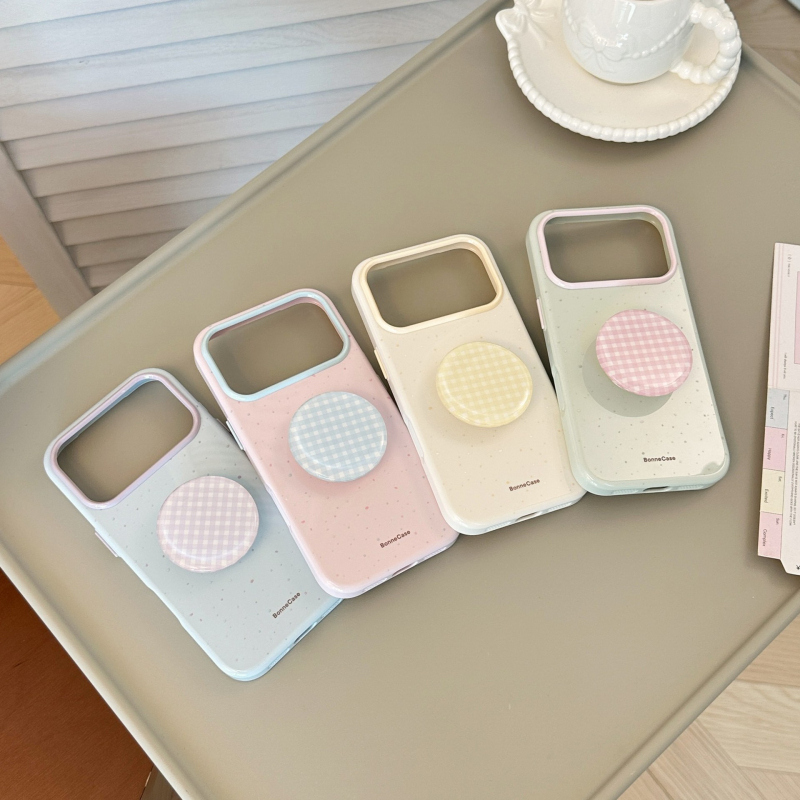 Suport INS cu model color-block pentru husă iPhone 14 Pro Max, husă TPU moale, protecție la căderi