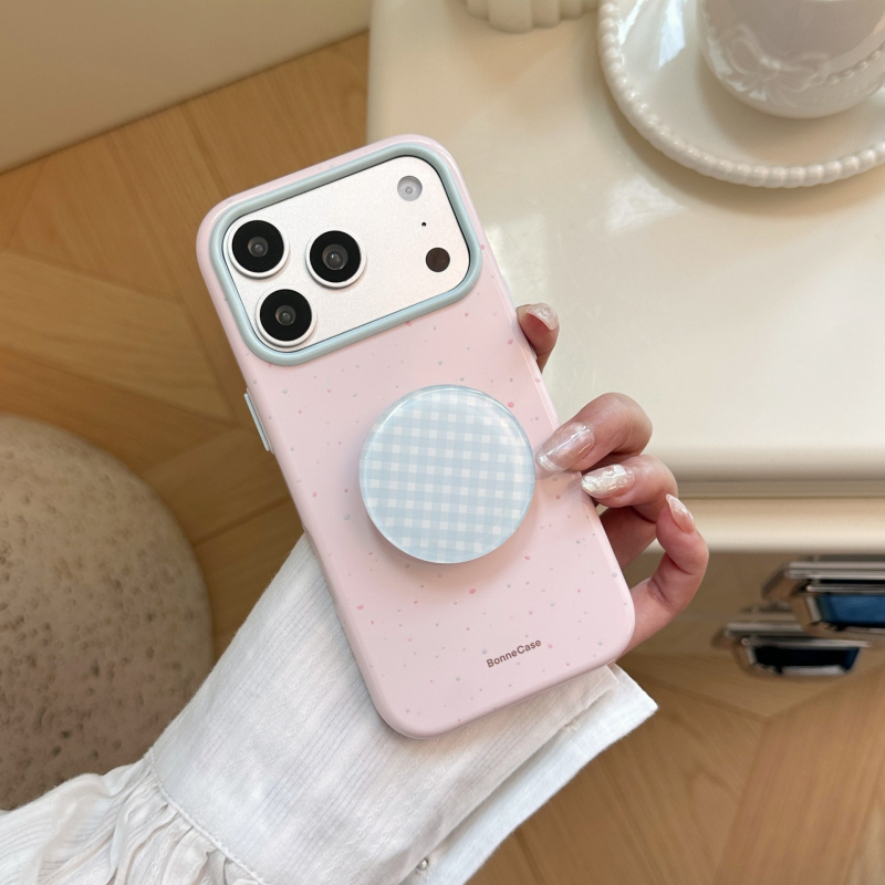Suport INS cu model color-block pentru husă iPhone 14 Pro Max, husă TPU moale, protecție la căderi