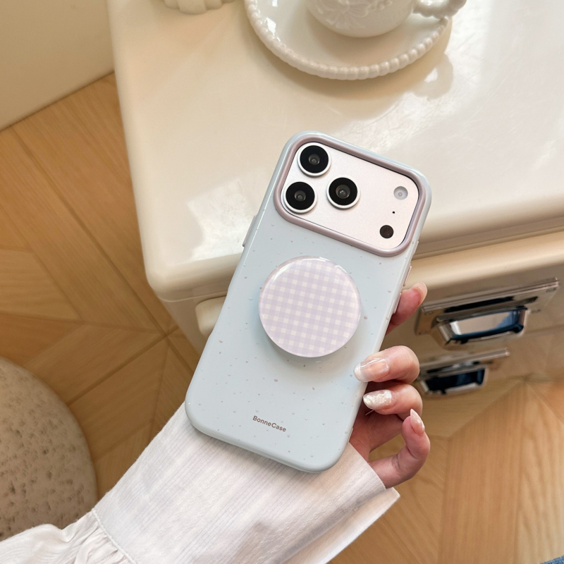 Suport INS cu model color-block pentru husă iPhone 14 Pro Max, husă TPU moale, protecție la căderi