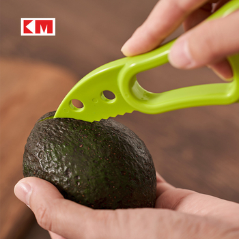 KM Tăietor pentru avocado cu curățător și decupator de sâmburi – Divizor de fructe, Unealtă de bucătărie