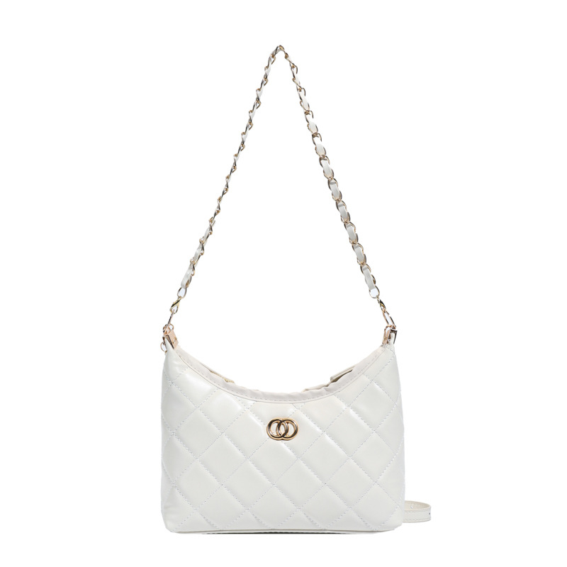 Geantă cu lanț în stil Chanel, capitonată, pentru umăr, model 2025, geantă de damă