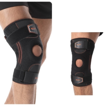 Genunchi de protecție cu suport pentru patelă, absorbție de șocuri, manșon stabilizator pentru genunchi, pentru bărbați și femei, alergare, fitness, ciclism, protecție prin compresie
