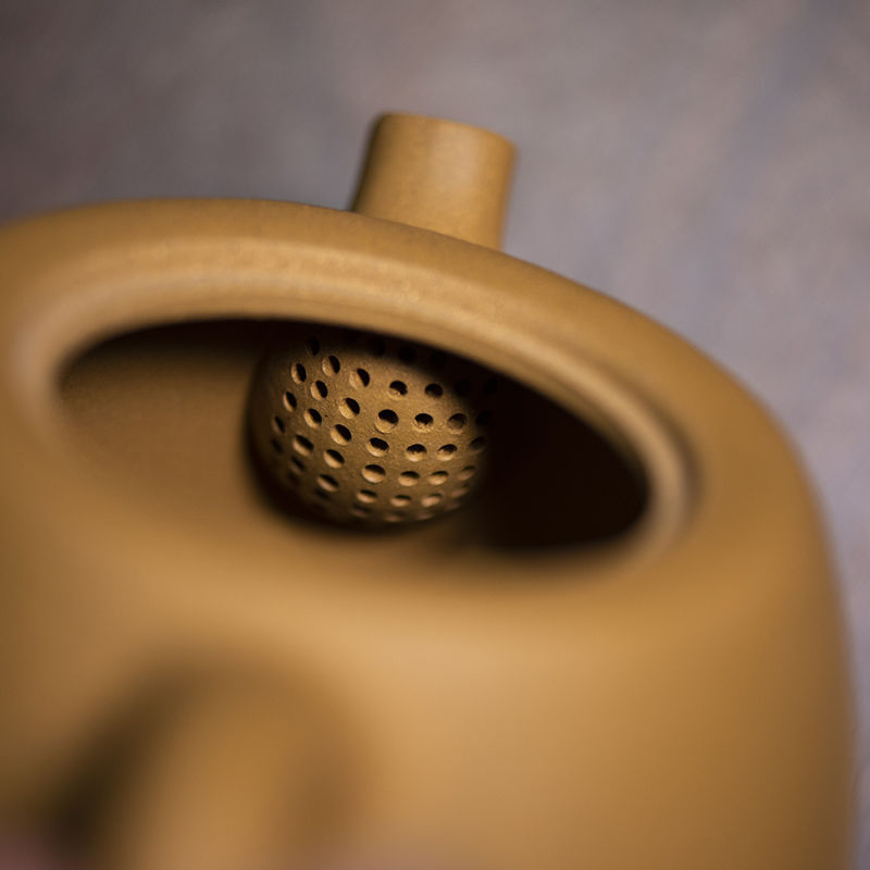 Ceainic Yixing din lut mov, 460 ml, capacitate mare, pictat manual, set Gongfu tradițional