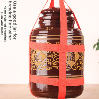 Sticlă ceramică pentru infuzie de vin cu robinet, ceramică îngroșată, sigilată pentru uz casnic, infuzie de ginseng