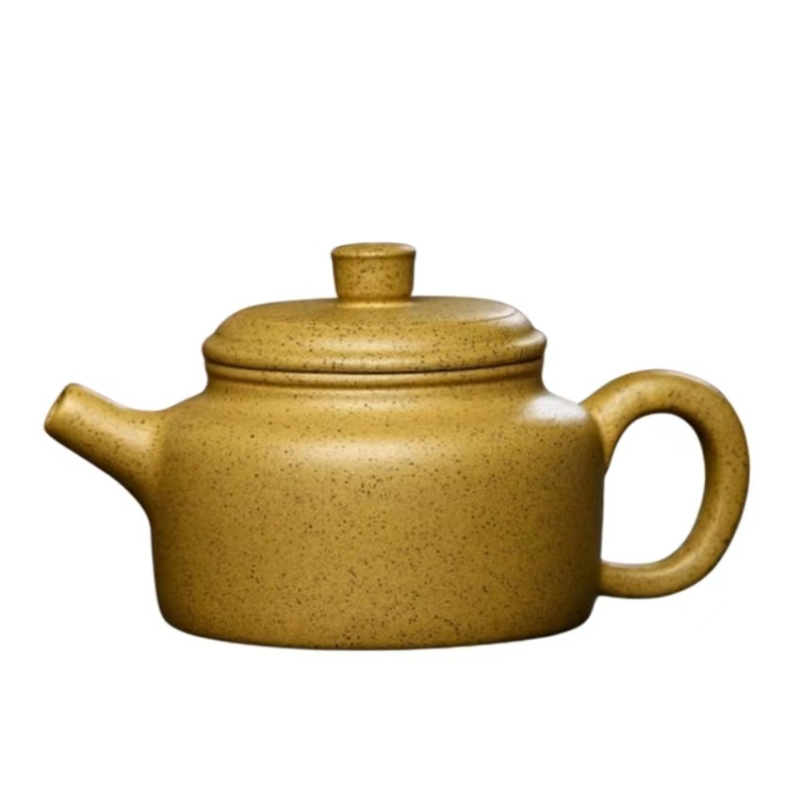 Ceainic Yixing Zisha din lut Sesame Duan, stil clasic Dezhong, pictat manual, pentru ceremonia Gongfu a ceaiului