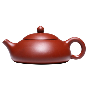 Ceainic din lut mov, lucrat manual, stil Dahongpao Dongpiao, 12669