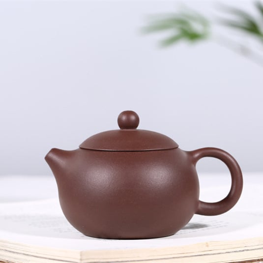 Ceainic Xishi din lut purpuriu Yixing, făcut manual