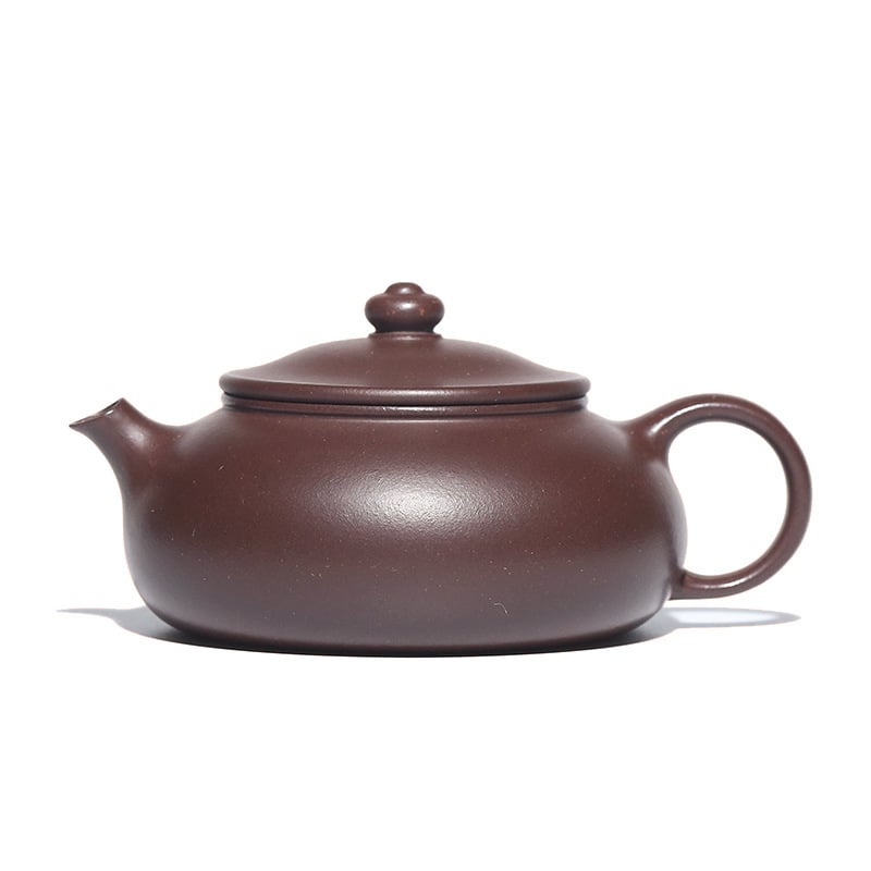 Ceainic Yixing Zisha, lut mov original, Hanjiang, manufactură manuală, vesela de ceai pentru literati, set cadou de ceai