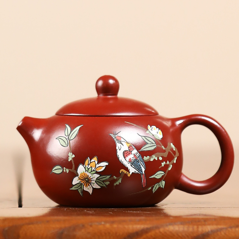 Ceainic din lut purpuriu, 150 ml, stil Xi Shi