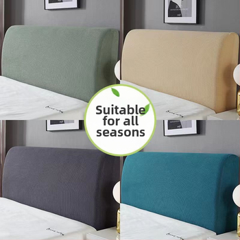 Acoperire pentru tăblia patului în stil nordic, curbată, design simplu și modern, protecție împotriva prafului pentru pat din lemn