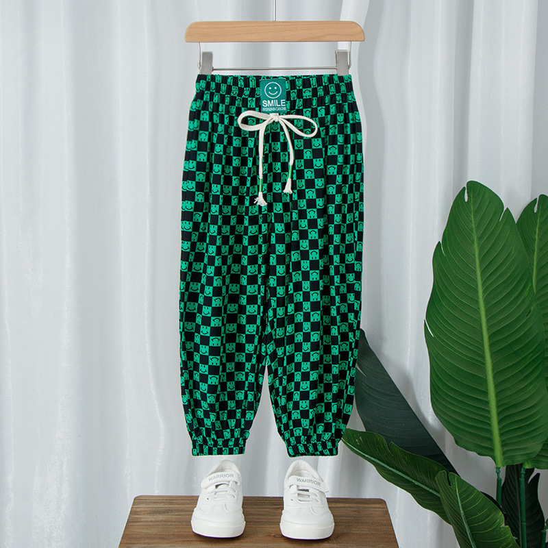 Pantaloni de vară anti-țânțari pentru copii, subțiri, casual, lungi, croială liberă cu stil Lantern pentru bebeluși