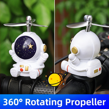 Decor din rășină cu astronaut spațial, stil modern, pentru biciclete electrice și motociclete