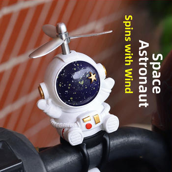 Decor din rășină cu astronaut spațial, stil modern, pentru biciclete electrice și motociclete