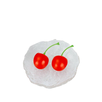 Cireșe artificiale din plastic pentru decor, recuzită fotografică și proiecte DIY