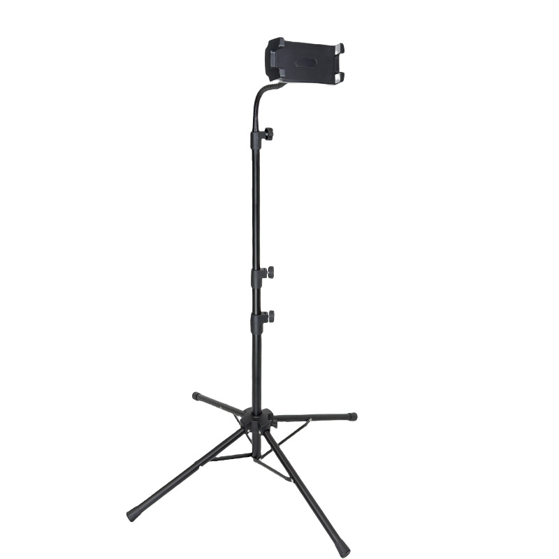 Suport pentru telefon fără mâini cu trepied multifunctional pentru fotografie și streaming, clemă pentru tabletă