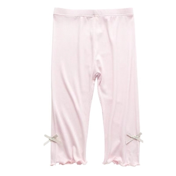 Pantaloni capri pentru fete, vară, modal, vaporoși, stil coreean, dungă