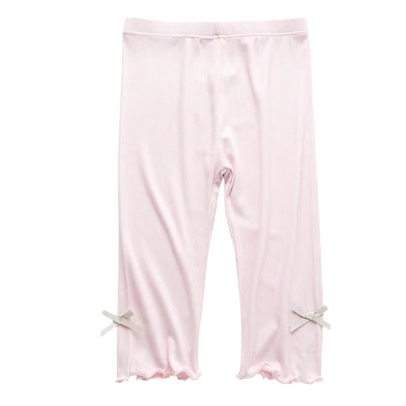 Pantaloni capri pentru fete, vară, modal, vaporoși, stil coreean, dungă