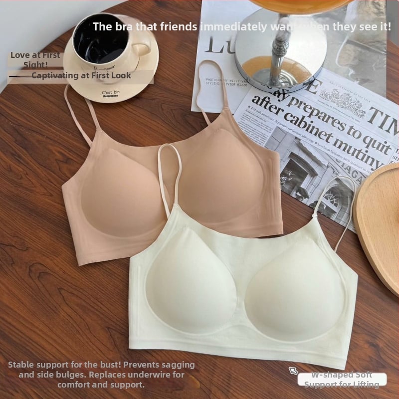 Sutien invizibil cu push-up pentru femei, respirabil, fără spate, fără cusături, spate atrăgător, design versatil