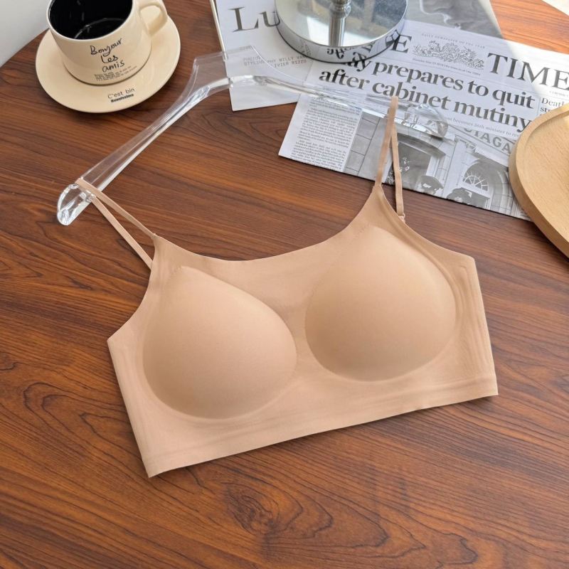 Sutien invizibil cu push-up pentru femei, respirabil, fără spate, fără cusături, spate atrăgător, design versatil