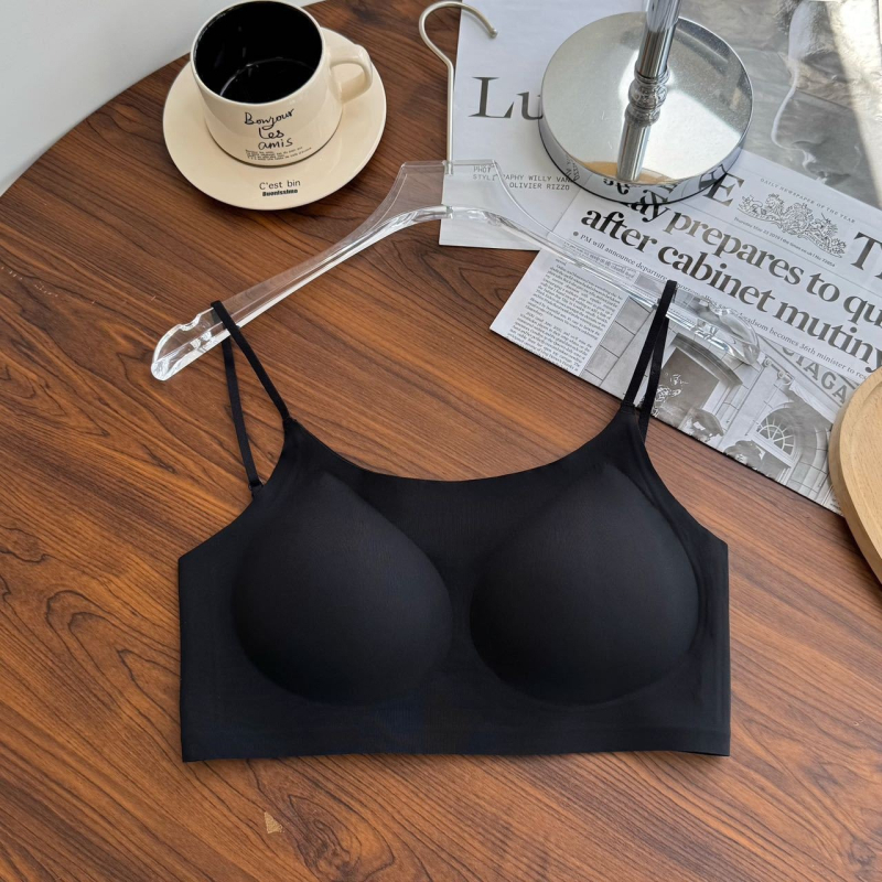 Sutien invizibil cu push-up pentru femei, respirabil, fără spate, fără cusături, spate atrăgător, design versatil
