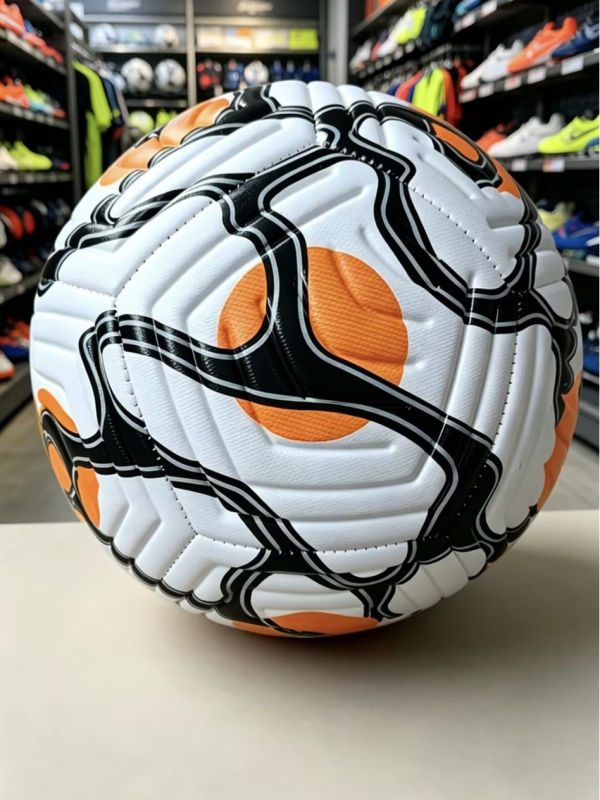 Fotbal PVC mărimea 5 pentru antrenament și competiție, minge cusută manual, rezistentă la uzură, pentru copii, adolescenți și adulți